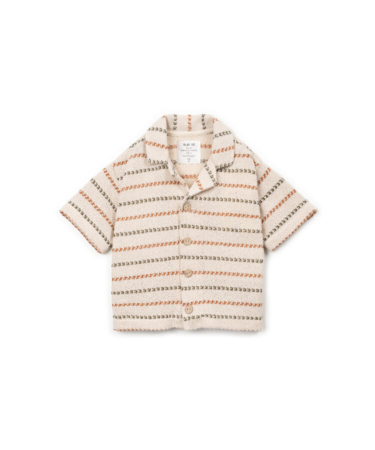 Play Up Striped Jersey T-shirt - Bio Resin/Sew