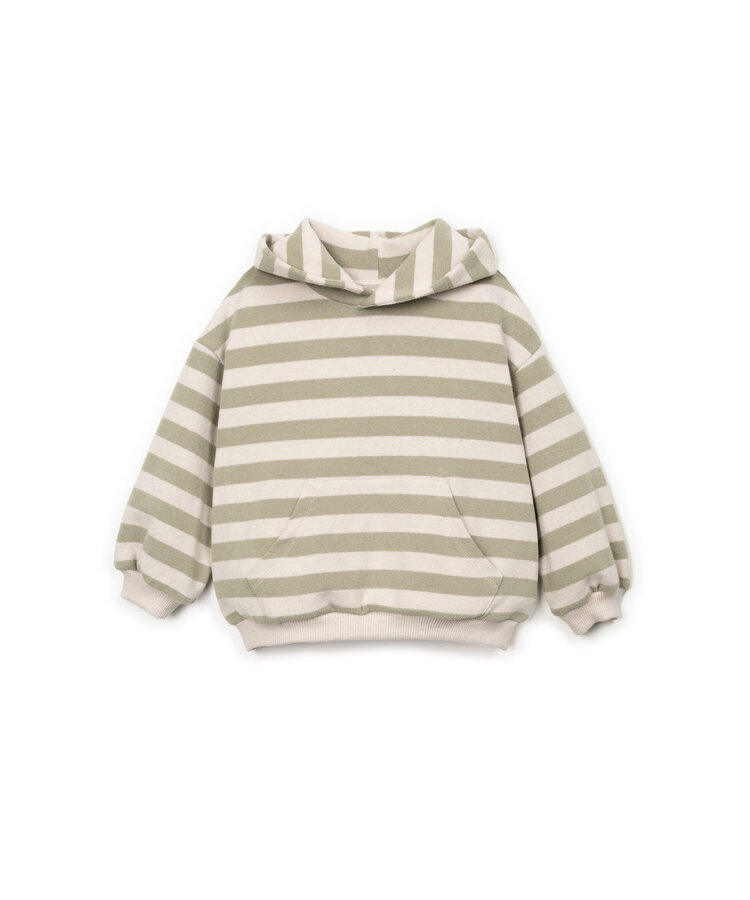 Play Up Striped Jersey Sweater - Bio Resin/Texture