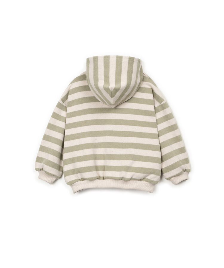 Play Up Striped Jersey Sweater - Bio Resin/Texture