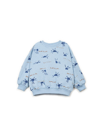Play Up Printed Embellished Jersey Sweater - Copenhaga