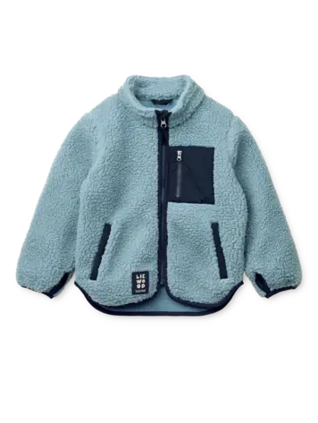 Liewood Nolan Pile Jacket - Beach Blue