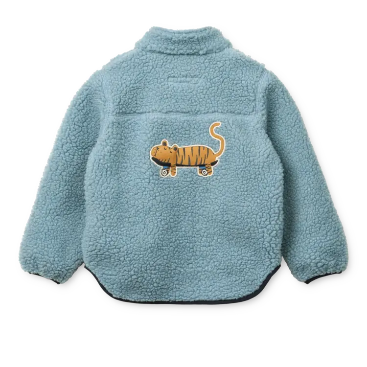 Liewood Nolan Pile Jacket - Beach Blue