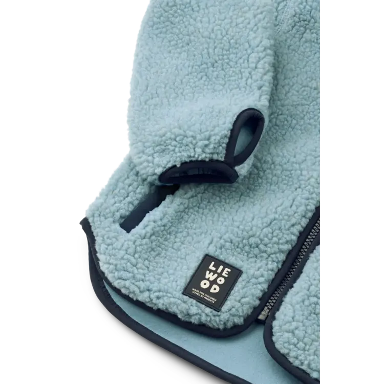 Liewood Nolan Pile Jacket - Beach Blue
