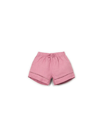 Play Up Linen Shorts - Sculpture