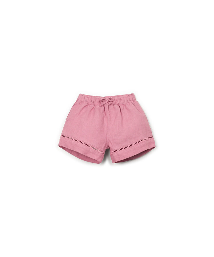 Play Up Linen Shorts - Sculpture