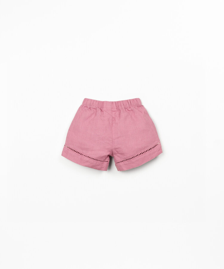 Play Up Linen Shorts - Sculpture