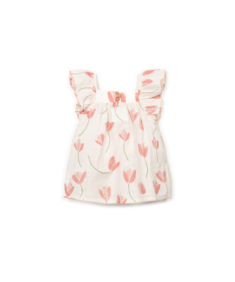 Play Up Printed Woven Dress - Bio Resin