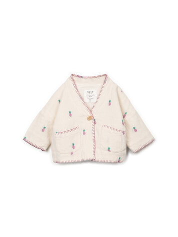 Play Up Woven Cardigan - Bio Resin