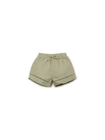 Play Up Linen Shorts - Texture