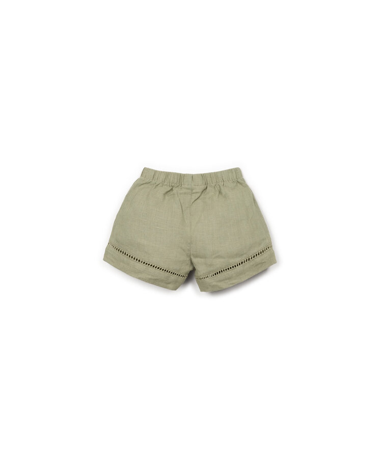 Play Up Linen Shorts - Texture