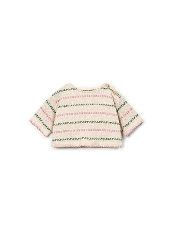 Play Up Striped Jersey Sweater - Sculpture