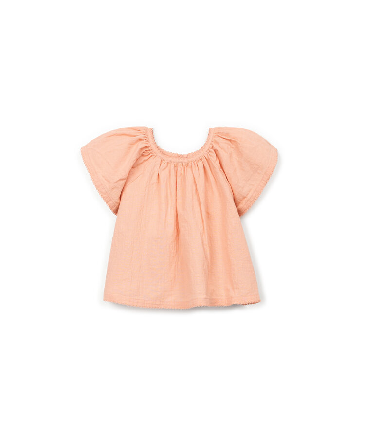 Play Up Woven Tunic - Tulip