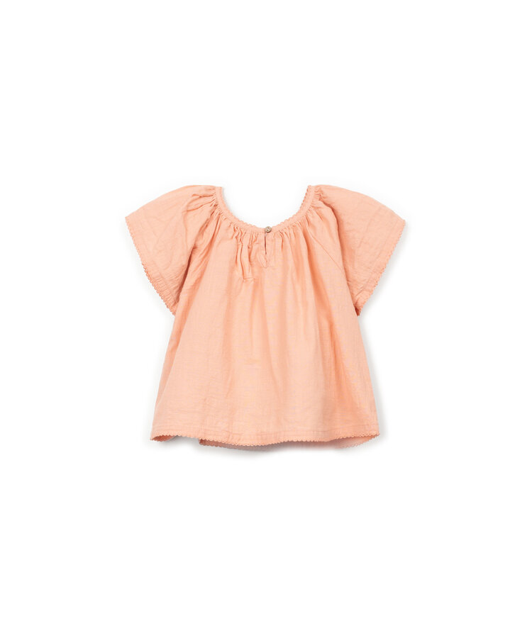 Play Up Woven Tunic - Tulip