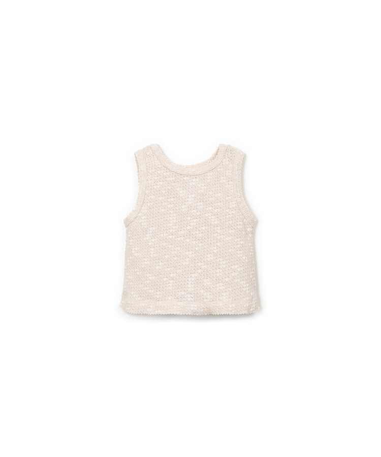 Play Up Embellished Piqué Top - Bio Resin