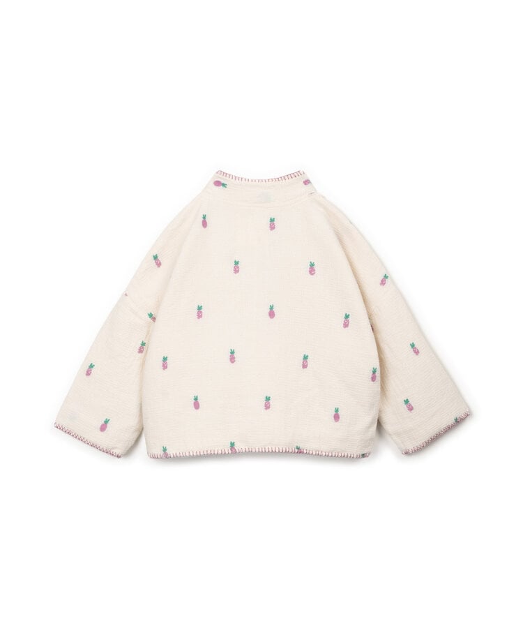 Play Up Woven Cardigan - Bio Resin