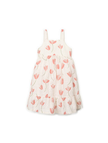 Play Up Printed Woven Dress Tulip - Bio Resin