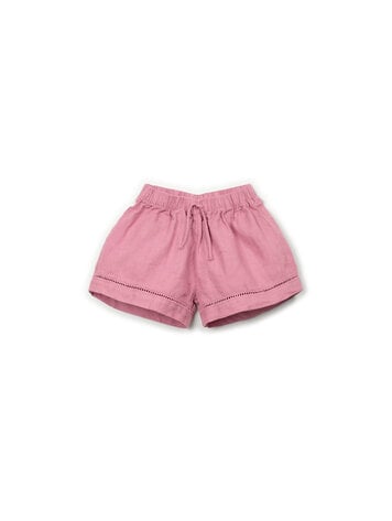 Play Up Linen Shorts - Sculpture