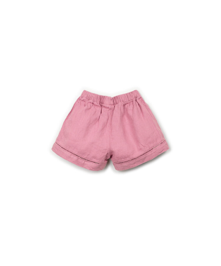 Play Up Linen Shorts - Sculpture