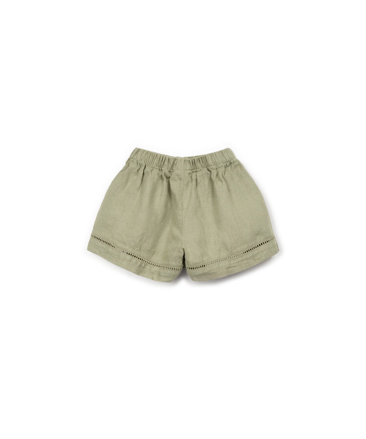 Play Up Linen Shorts - Texture
