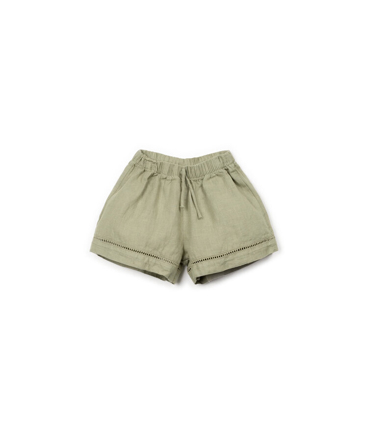 Play Up Linen Shorts - Texture