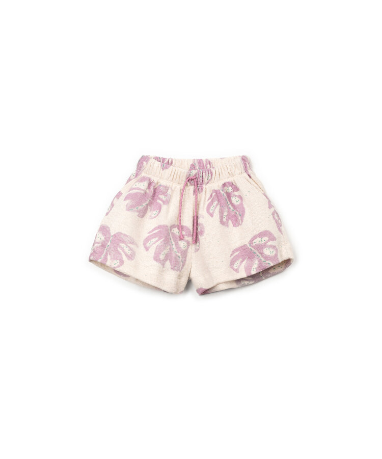 Play Up Printed Embellished Jersey Shorts - Bio Resin