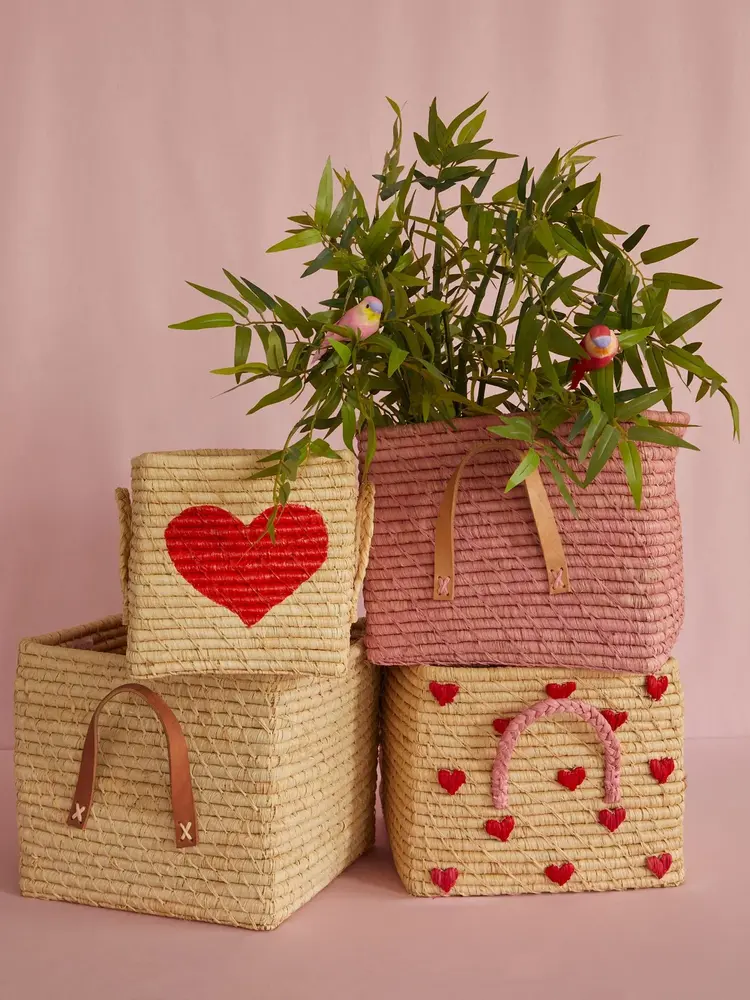 Rice Raffia Opbergmand - Nature