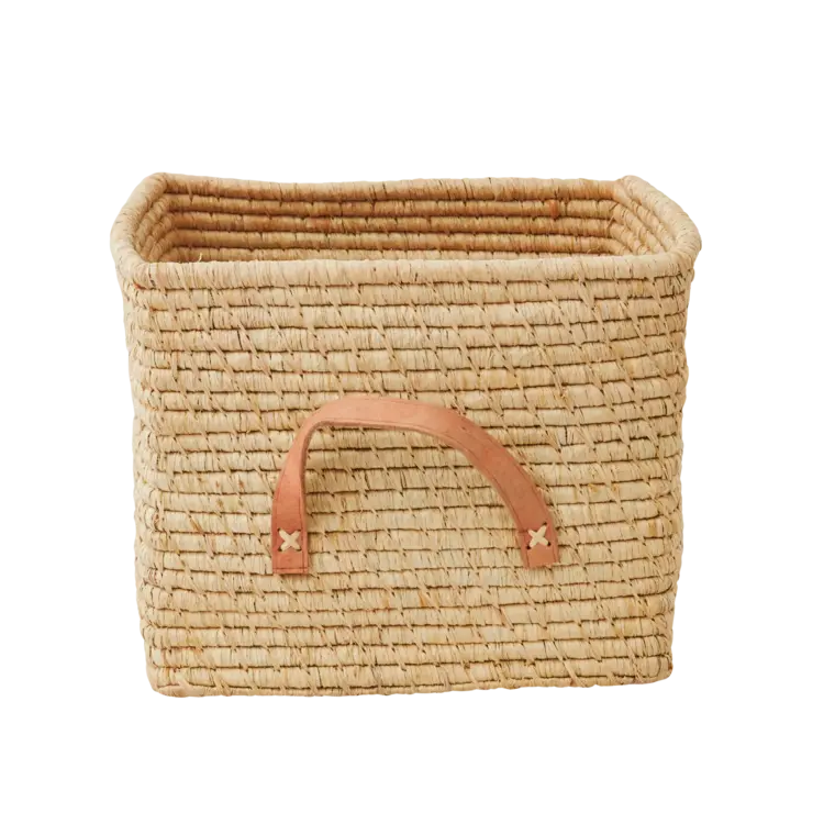 Raffia Storage Basket - Nature