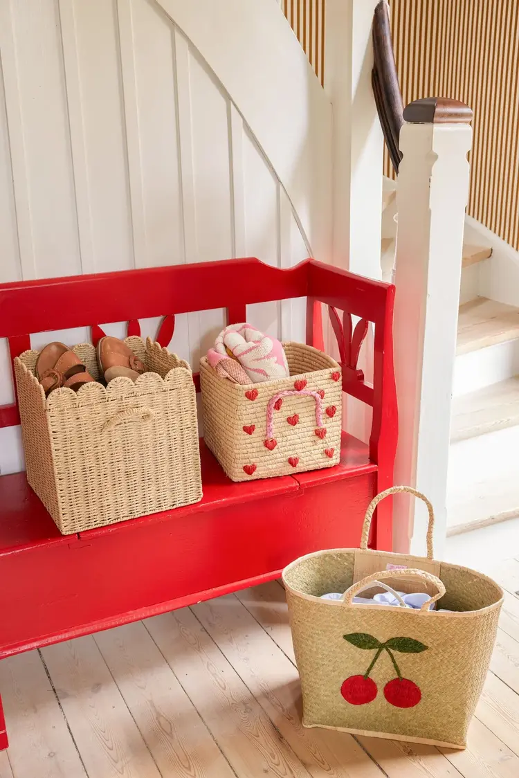 Rice Foldable Storage Basket - Nature