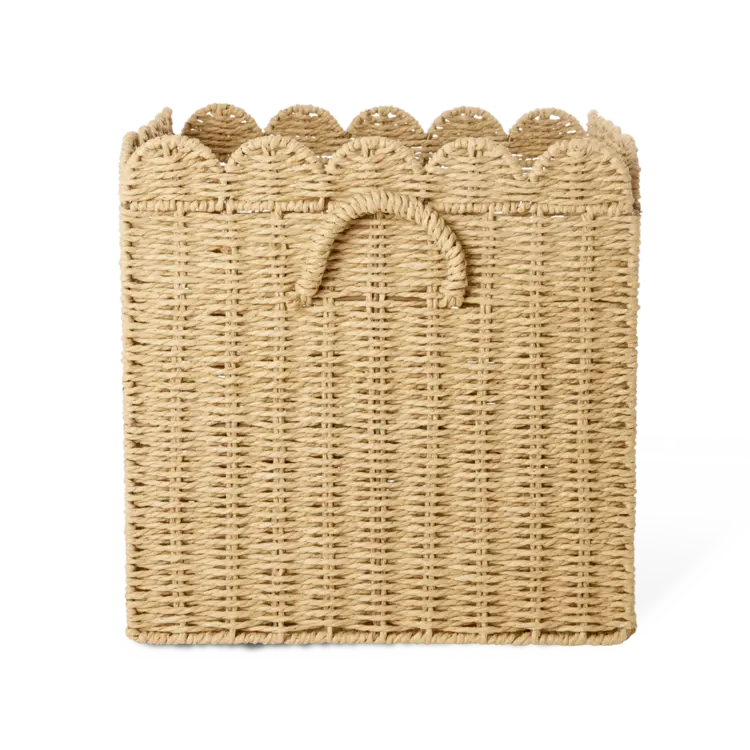 Rice Foldable Storage Basket - Nature