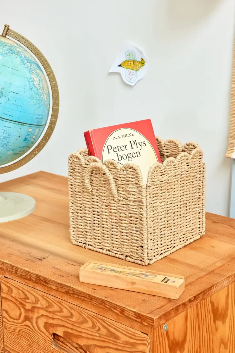 Rice Foldable Storage Basket - Nature