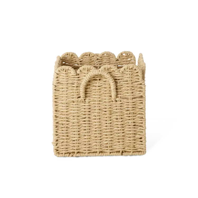 Rice Foldable Storage Basket - Nature