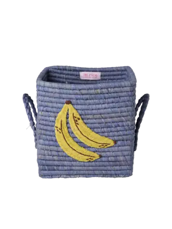 Raffia Mandje Klein - Blue