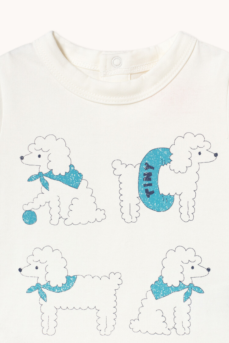 Tiny Cottons Poodle Graphic Body - White