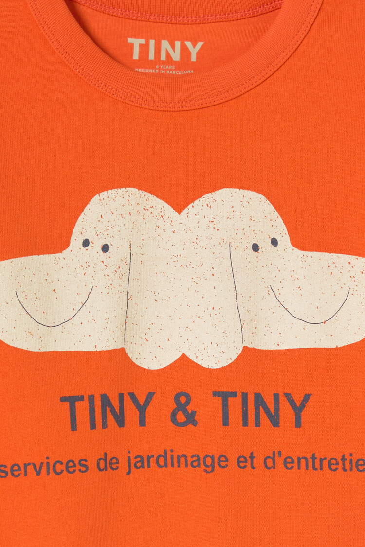 Tiny Cottons Tiny&Tiny Graphic Sweatshirt - Orange