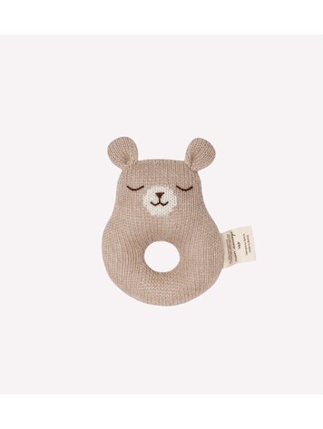 Main Sauvage Rattle - Teddy Sand