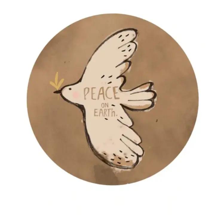 Studio Loco Wallsticker - Vogel - Peace On Earth