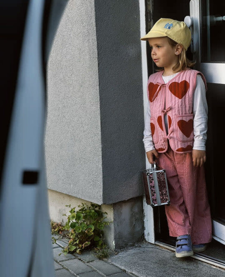 Sissel Edelbo Honey Mini Quilted Suzani Vest - Red Heart