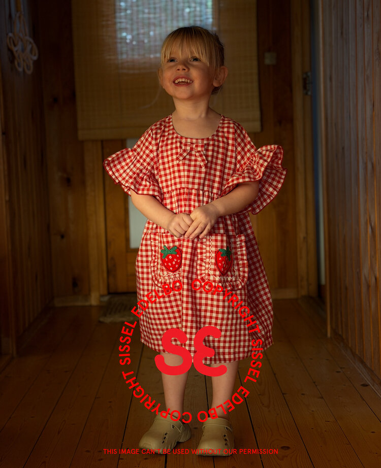 Sissel Edelbo Ohio Mini Dress - Red Checks