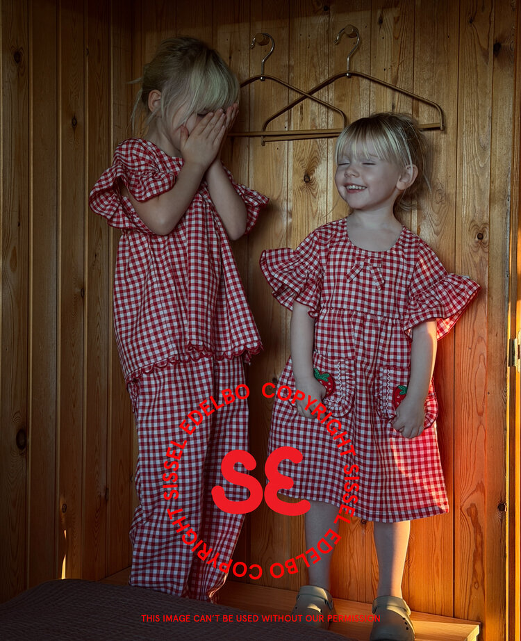 Sissel Edelbo Ohio Mini Dress - Red Checks