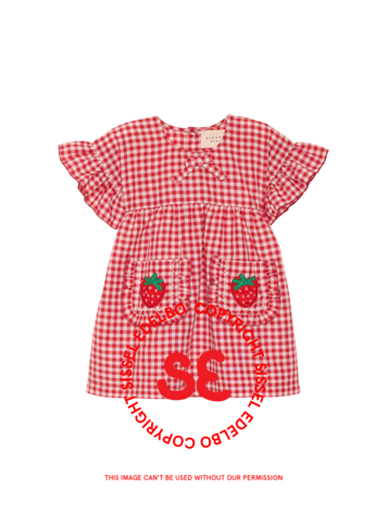 Sissel Edelbo Ohio Mini Dress - Red Checks