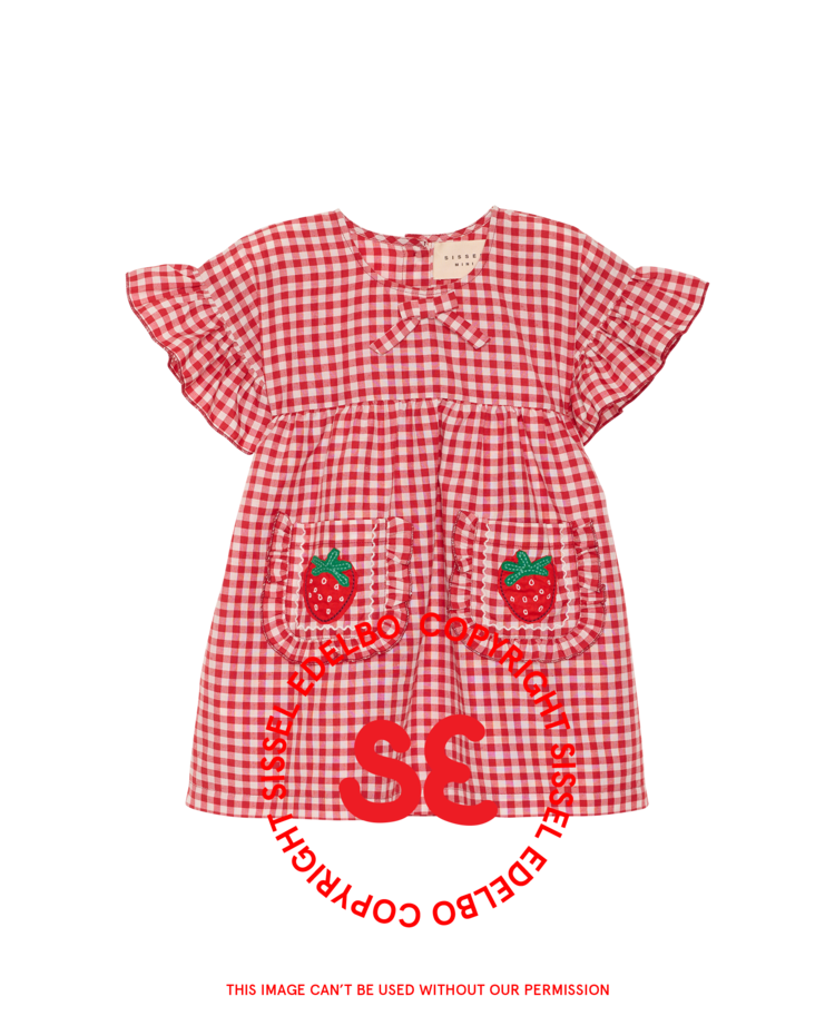 Sissel Edelbo Ohio Mini Dress - Red Checks