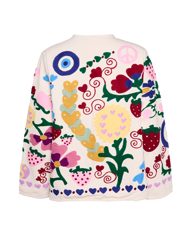Sissel Edelbo Maggie Jacket - Suzani White Rose