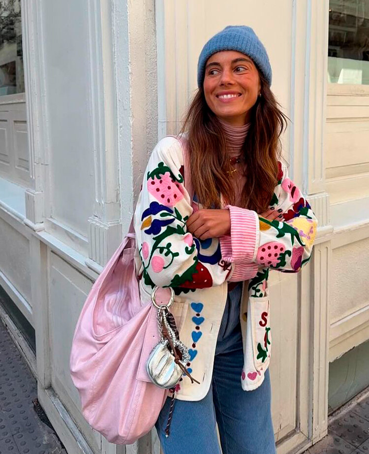 Sissel Edelbo Maggie Jacket - Suzani White Rose