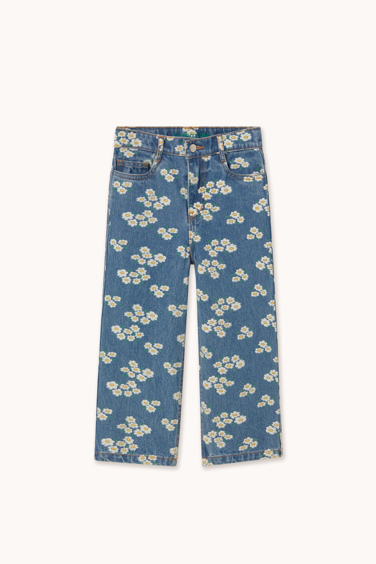 Tiny Cottons Blossoms Denim Jeans - Blue