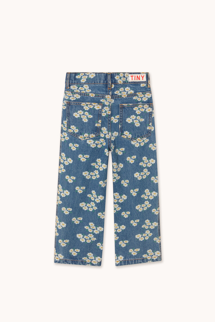 Tiny Cottons Blossoms Denim Jeans - Blue