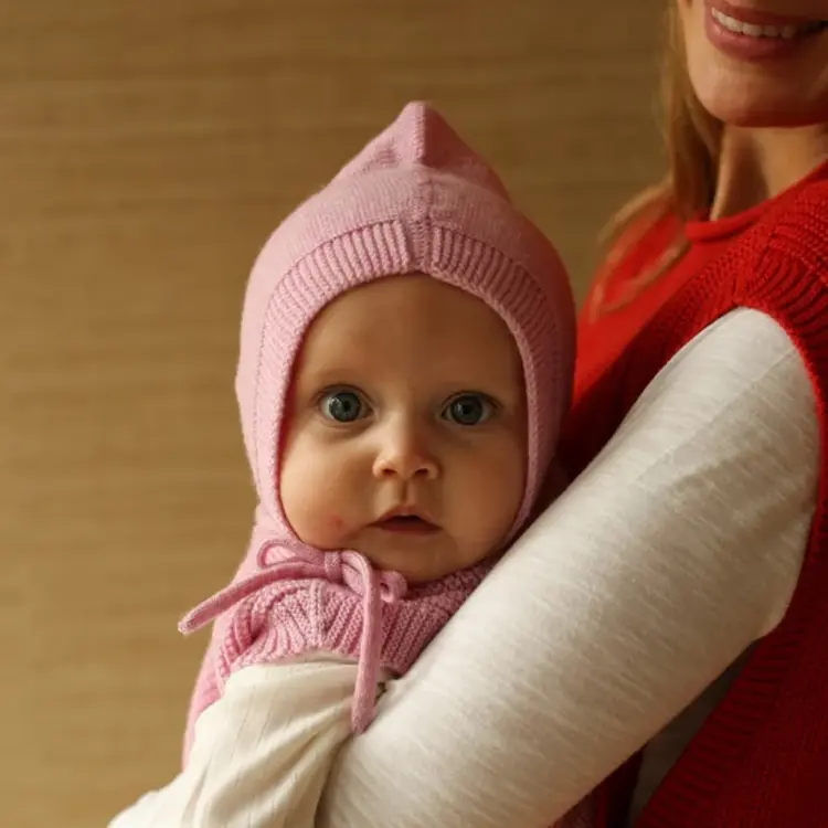 Hvid Pixie Bonnet Isidor - Cotton Candy