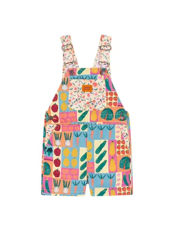 Favorite People Focaccia Shorts Overall - Lilac