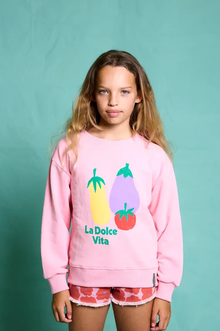 Favorite People Caprese Sweatshirt - Pink