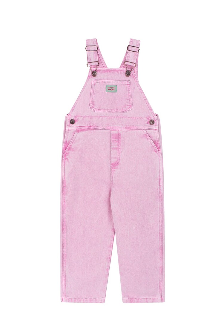Favorite People Fuchsia Overalls - Pink