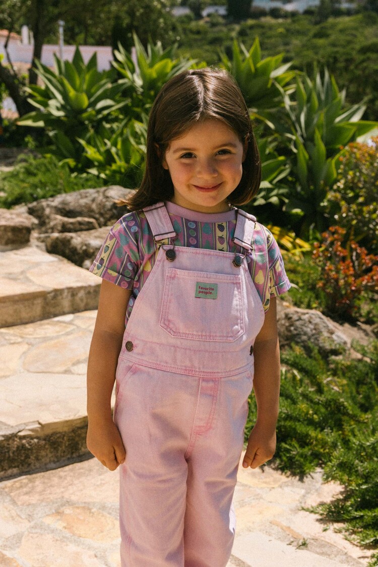 Favorite People Fuchsia Overalls - Pink